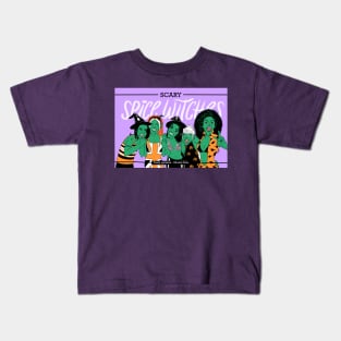 Scary Spice witch Kids T-Shirt